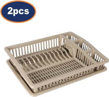 Drying Rack With Drip Tray 2pcs