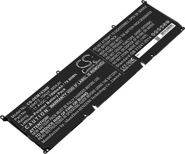 Dell Batteri Dell Alienware M15 R3