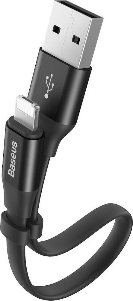Baseus 23cm Lightning Lade Data Kabel Sort