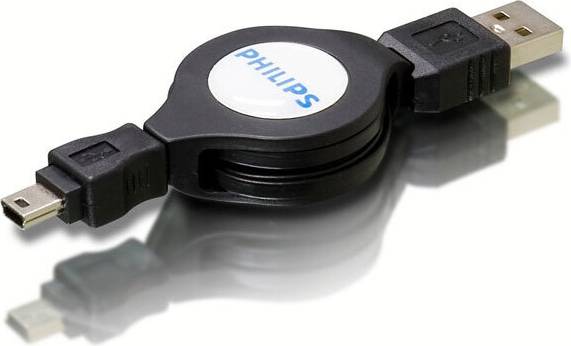 0.8m Retractable Mini USB Cable