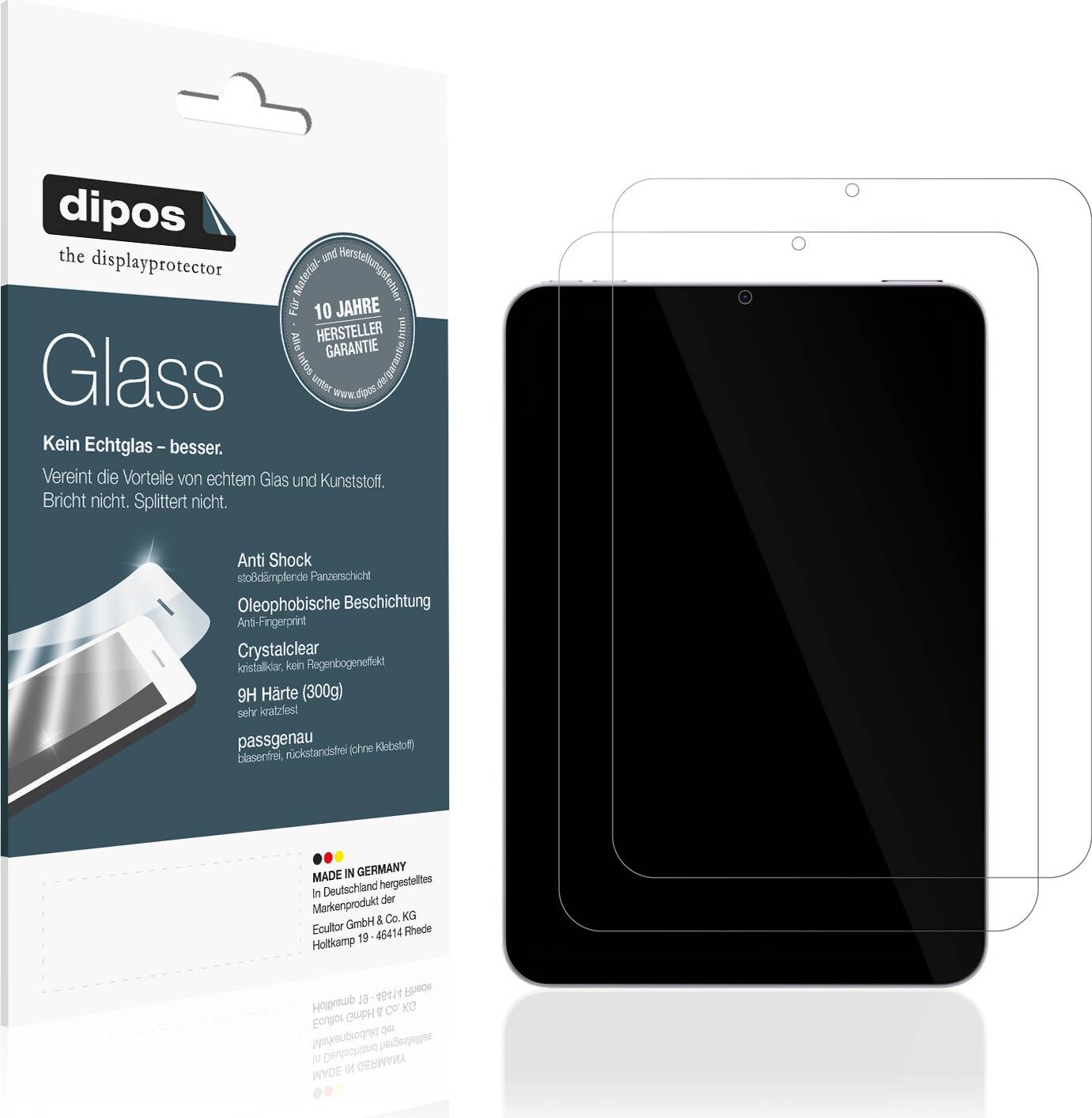 Ipad mini screen protector Dipos Screen Protector iPad Mini 7th Gen 9H