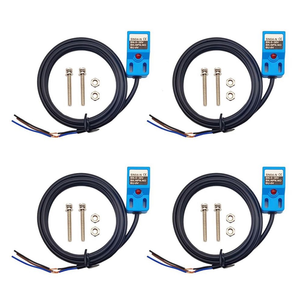 Torribaly Inductive Proximity Sensor SN04-N Approach Switch 4 Pack