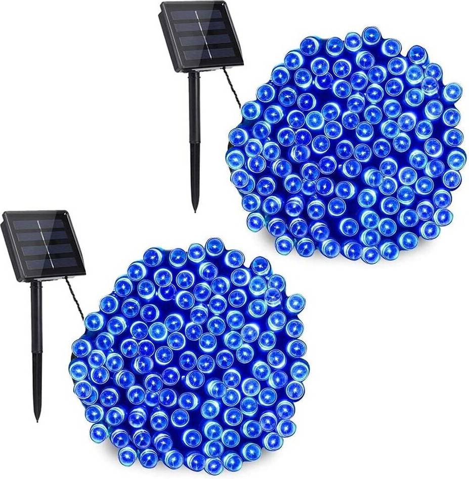 NLEADER Solar Lights Outdoor 72ft 200 LED String Light