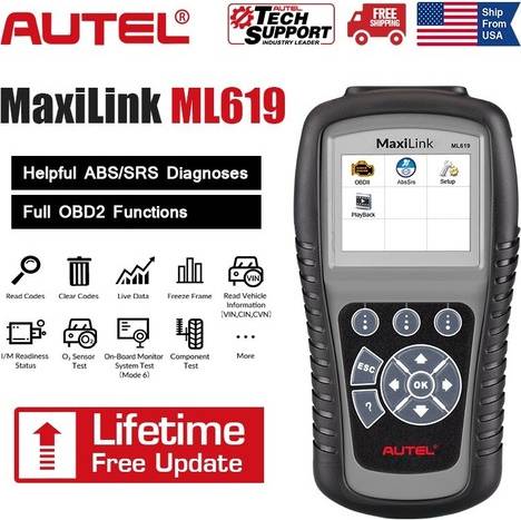 Obd reader Launch Maxilink ML619 OBD2 Auto Diagnostic Code Reader