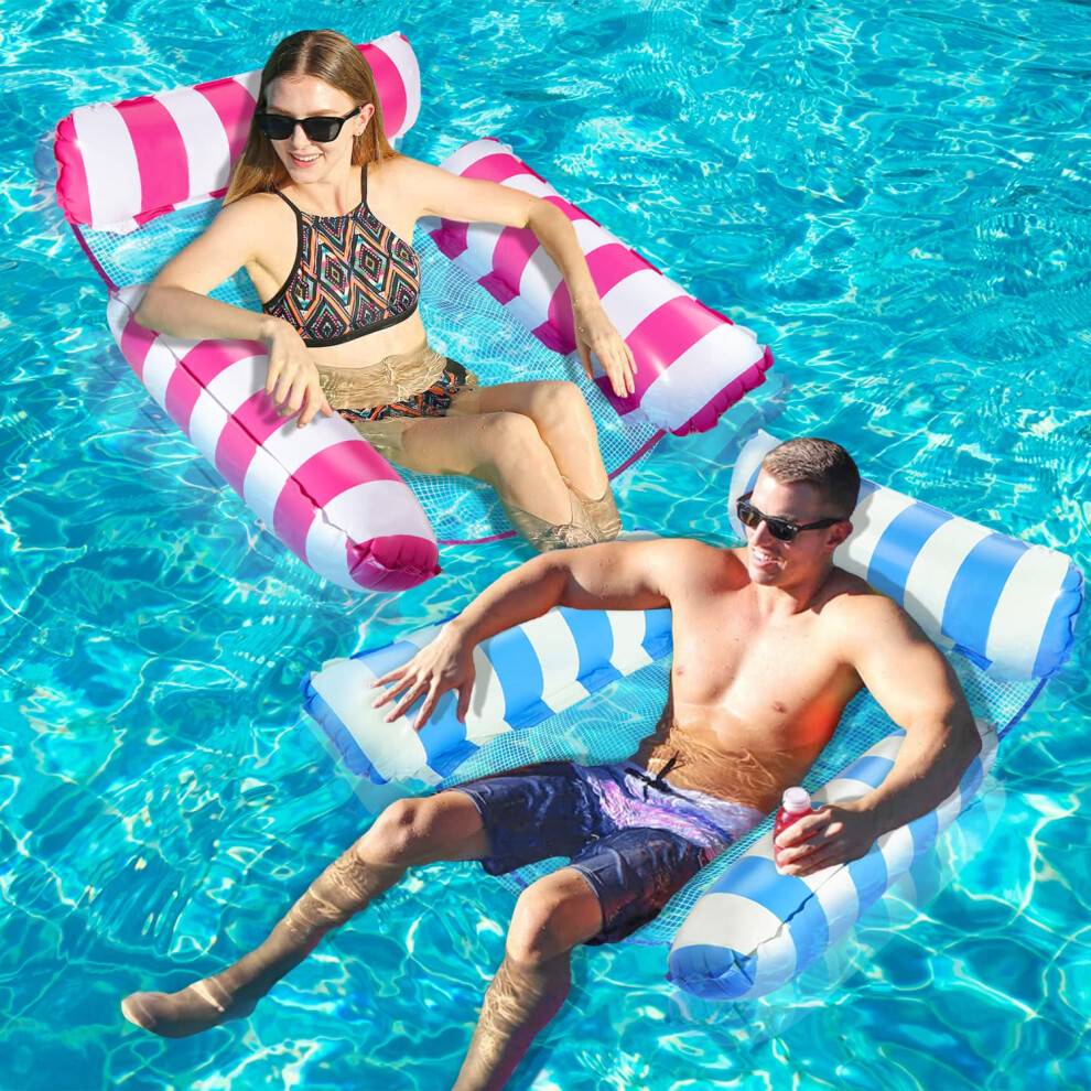 Alintor 2 Pack Inflatable Pool Floats