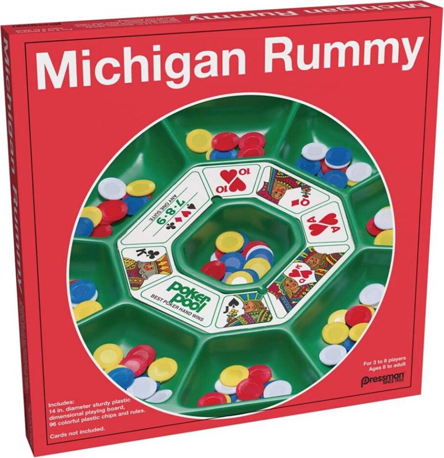 Pressman Michigan Rummy Classic Card Game