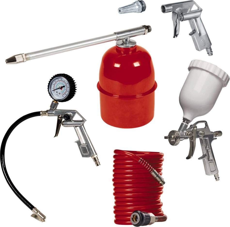 Einhell Metal Air Tool Accessory Set 5 Pc