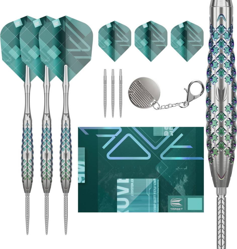 Target Darts Rove Steel Tip Swiss Point Dart Set