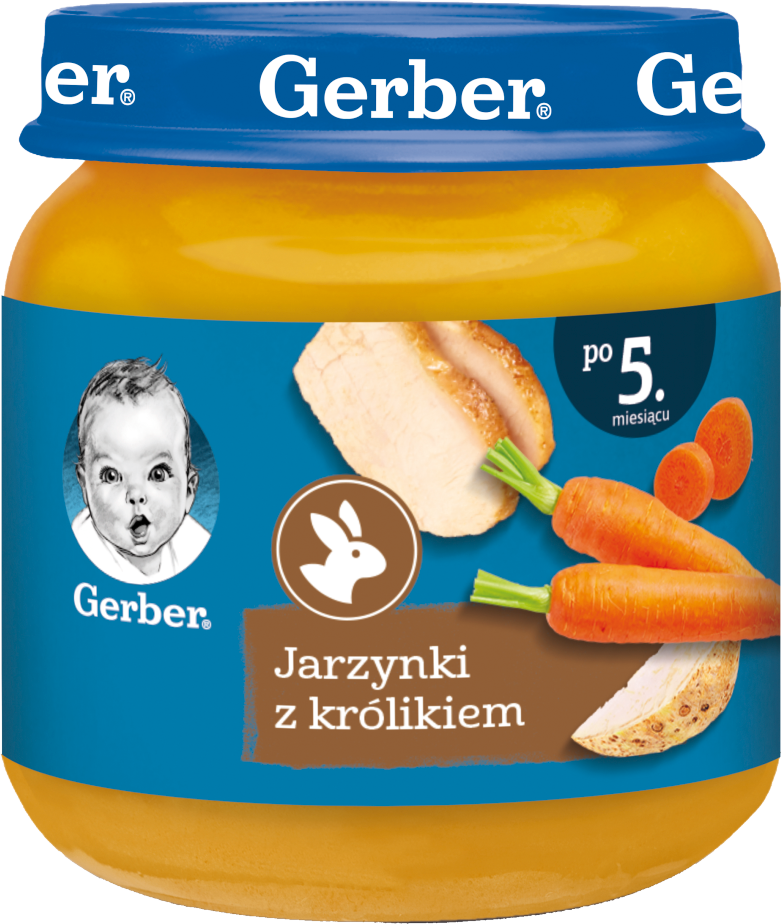 Gerber Lunch Vegetables With Rabbit 125 G