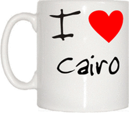 TeeTreeDesigns I Love Heart Cairo Cup & Mug