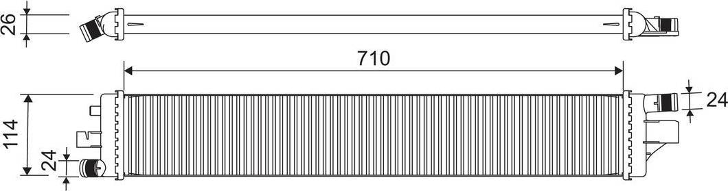 Valeo 701289 Aluminium Radiator
