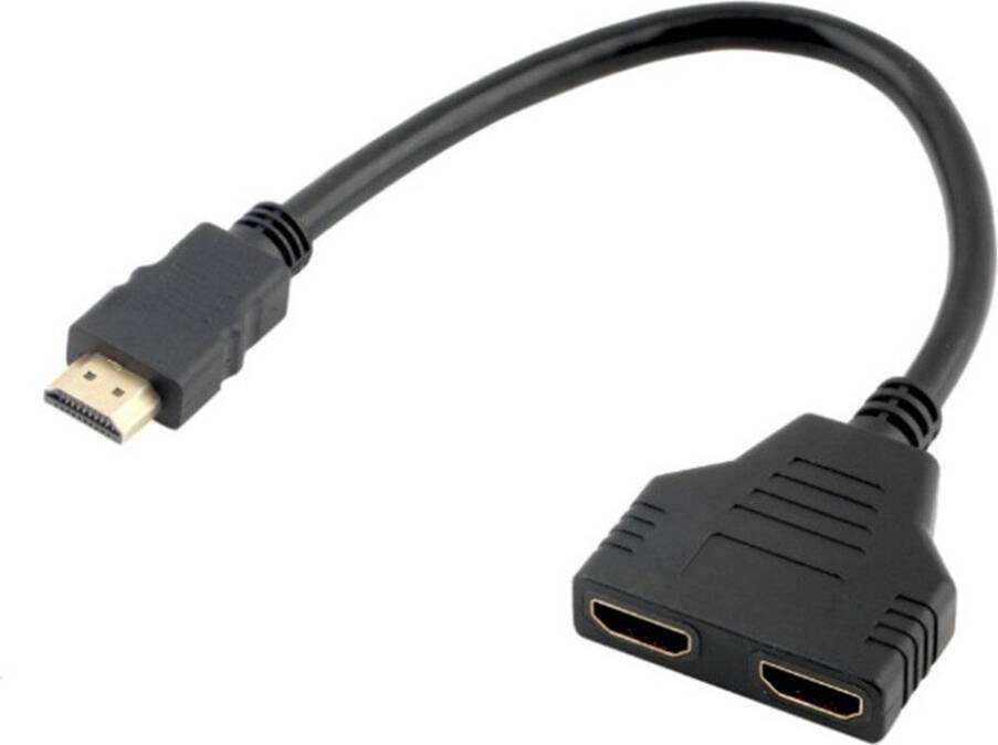 HDMI 1 In 2 Out Cable Adapter