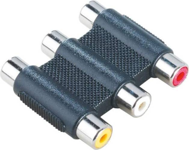 Hama Adapter 3RCA-3RCA Hun-Hun Sort