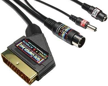 Retro Computer Shack RGB Powered Scart Lead Video Cable 2MTR