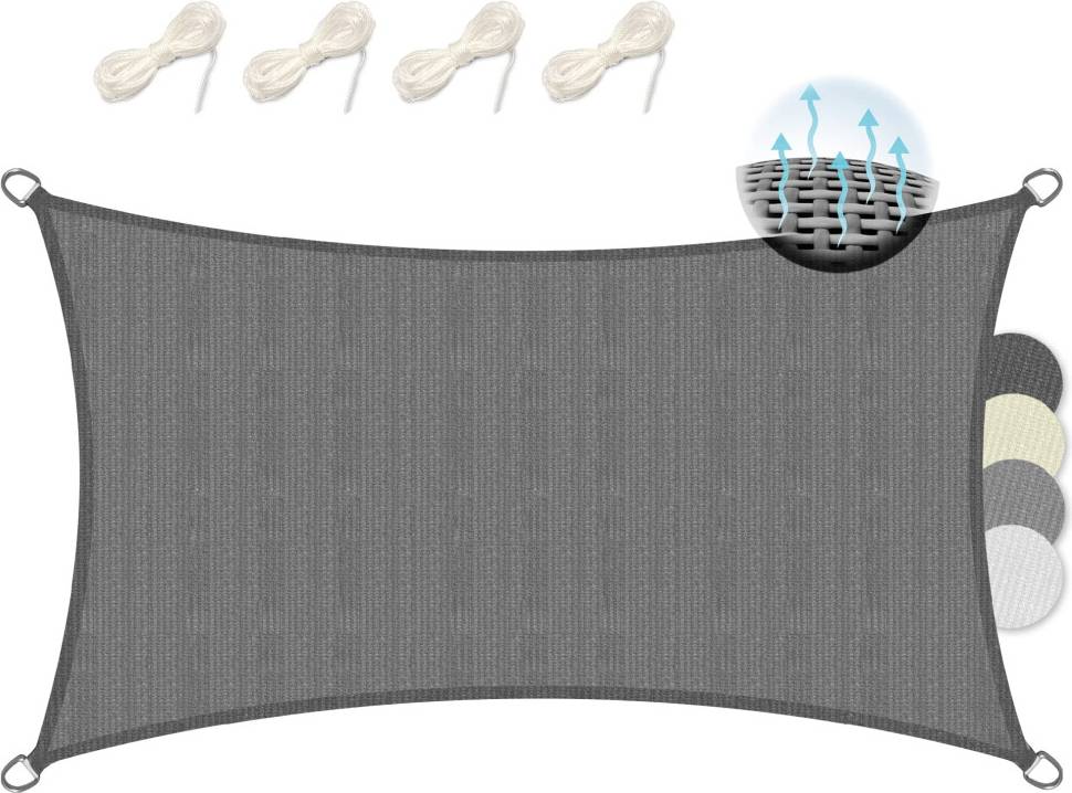 Sol Royal Vision HS9 Rectangular Sun Shade 4x2 m