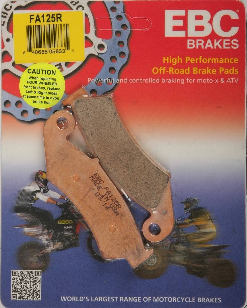 Fa125r R Series Sintered Brake Pads Front