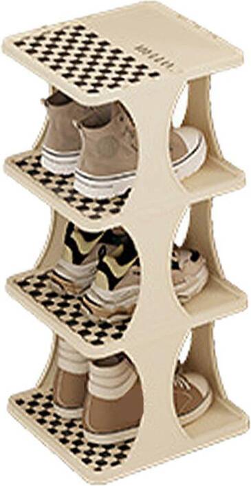 Kikidex 4 Layers Single Pairs Shoe Rack