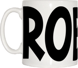 TeeTreeDesigns Robbie Name Cup & Mug