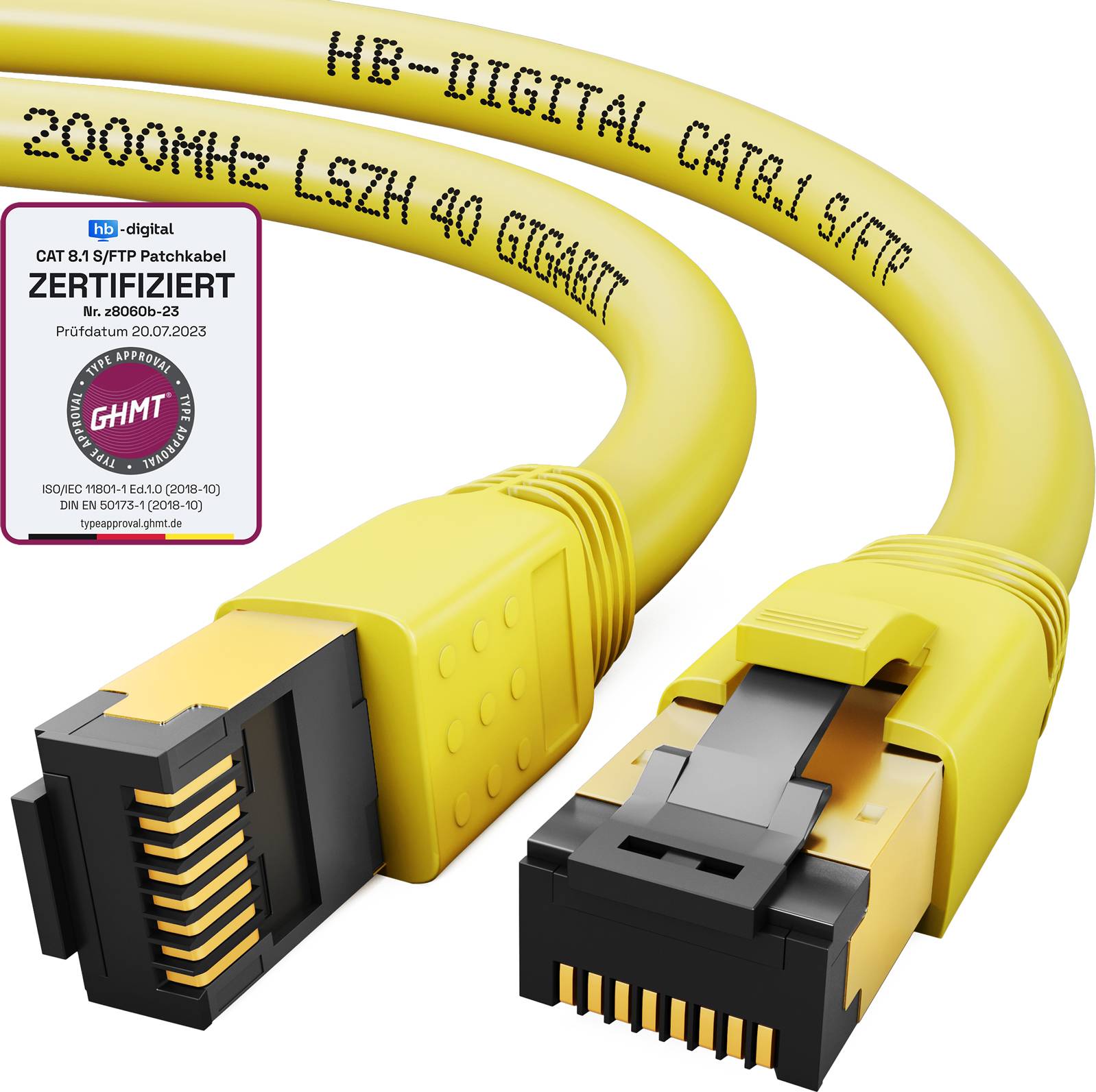1m RJ45 CAT 8.1 SFTP Patchkabel