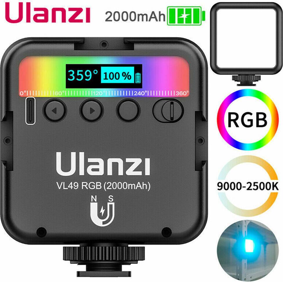 Ulanzi VL49 Mini RGB LED Video Light