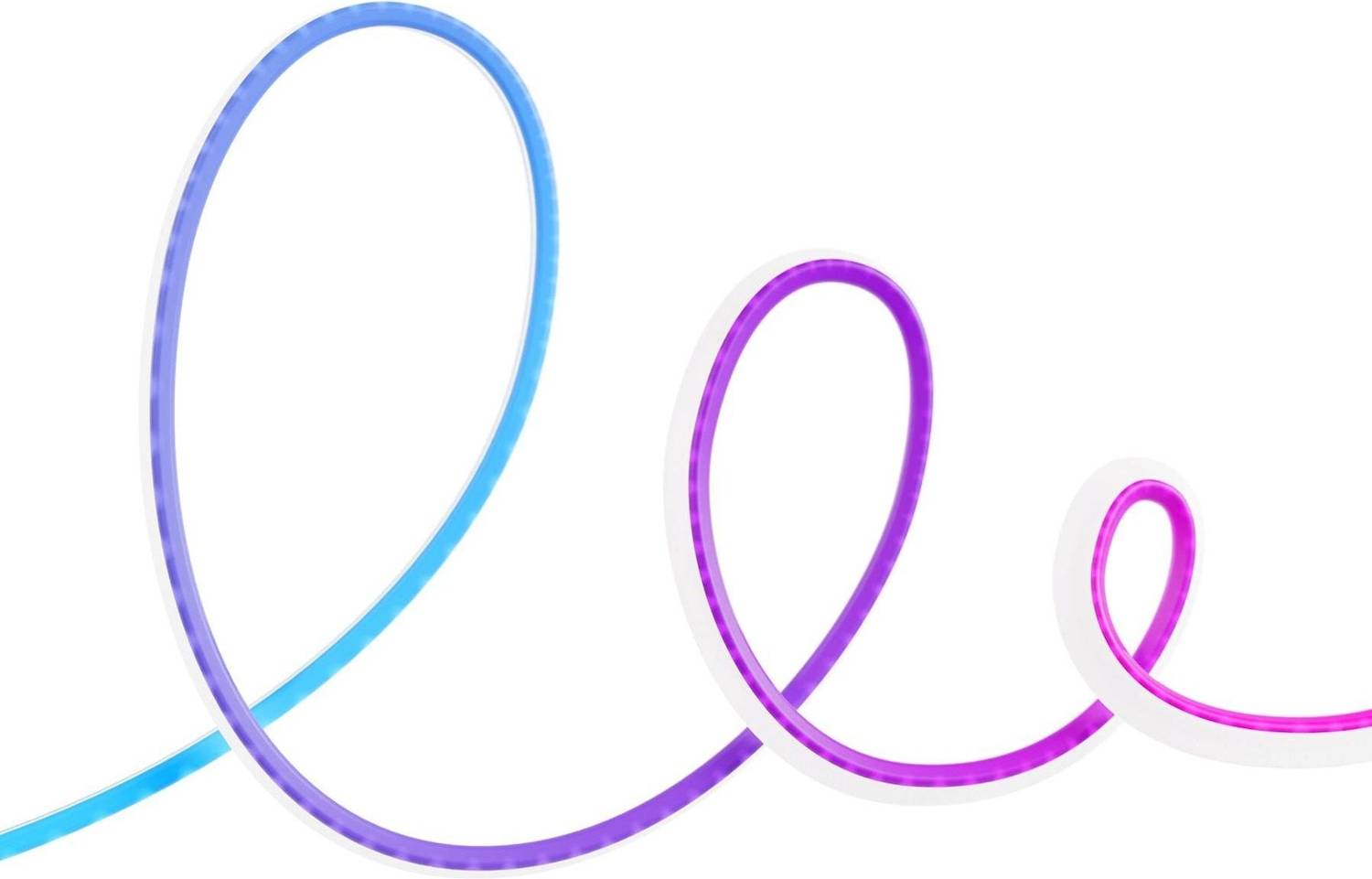 Neon Rope 2er Set 500 cm Weiß