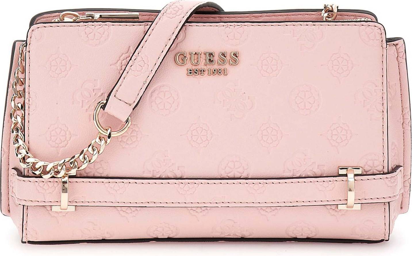 Guess Mini Top Zip Crossbody XS Handle - Rosa