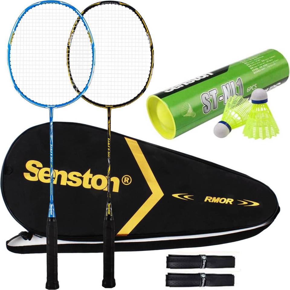 Senston 2 Pack Badminton Racket Set
