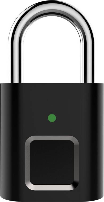 Greenzech Mini Rectangular Intelligent Automatic Fingerprint Lock Padlock