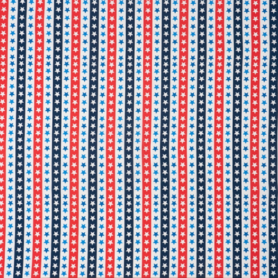 Singer Singer 100% Cotton Red White Blue Stars Fabrics