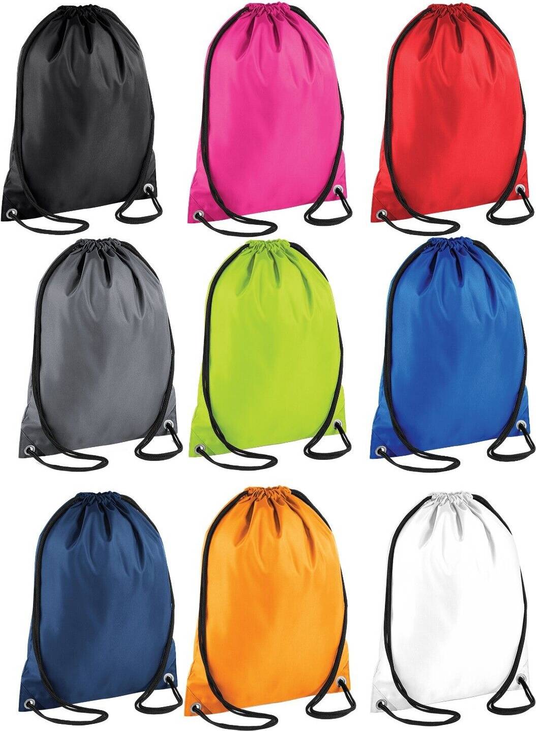 BagBase School Draw String Gym Sack PE Shoe Dance Rucksack
