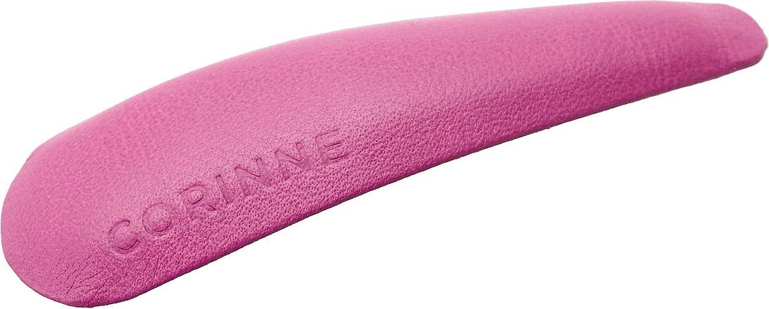 Corinne Leather Barette Rosa One Size