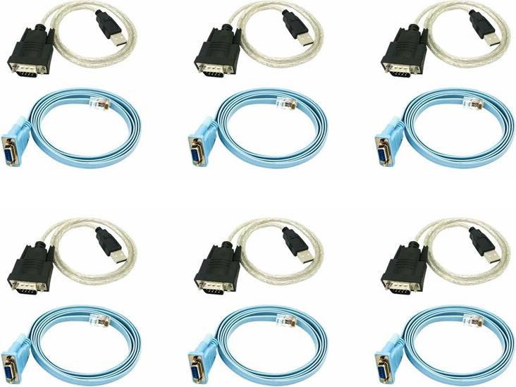 Tauoh RJ45 Network Cable Serial Rj45 to DB9 RS232 USB