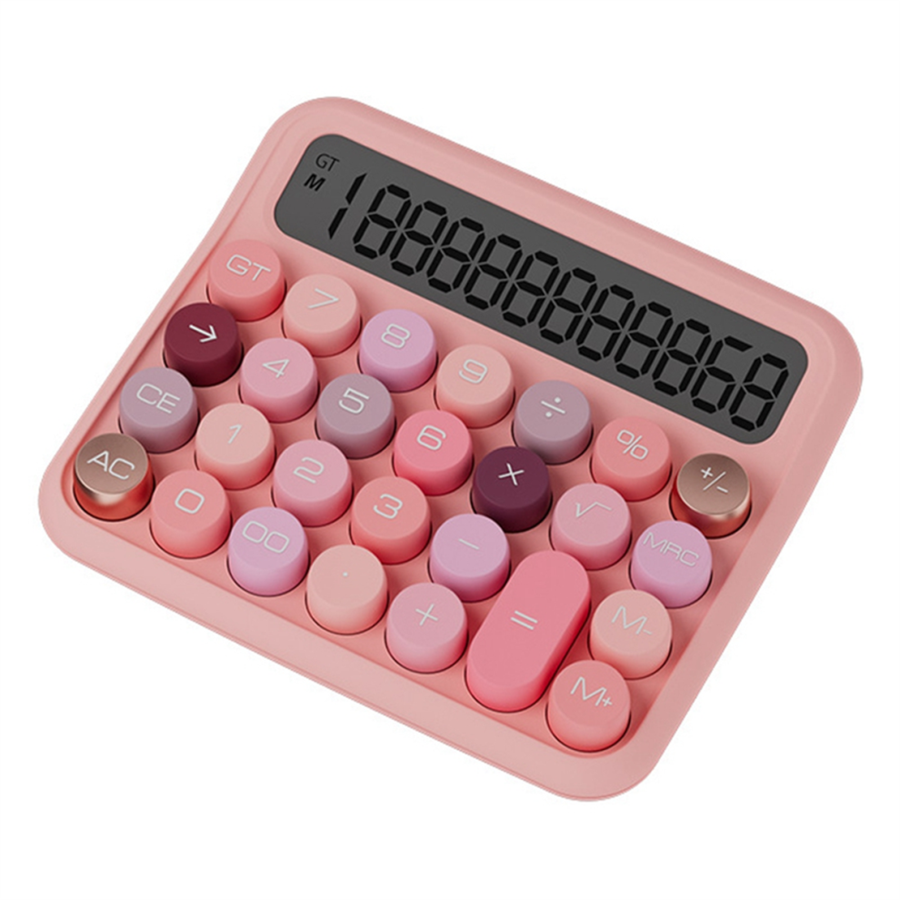 Typecat Mechanical Calculator 12 Digit 5 Inch LCD Display