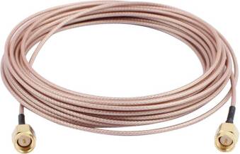 Uxcell Rg178 SMA Male To Male Connector Router Antenna Cable 5m