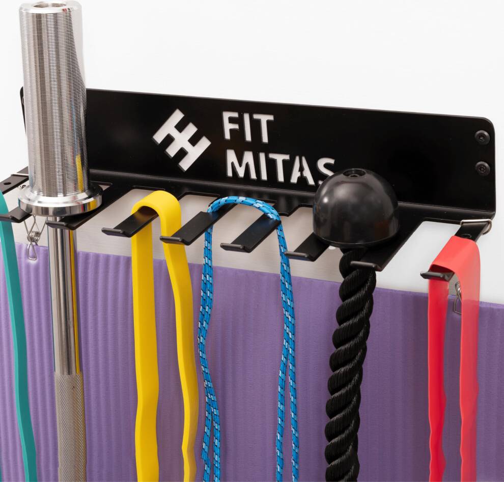 Mitas Vertical Wall Mounted Weight Storage Racks