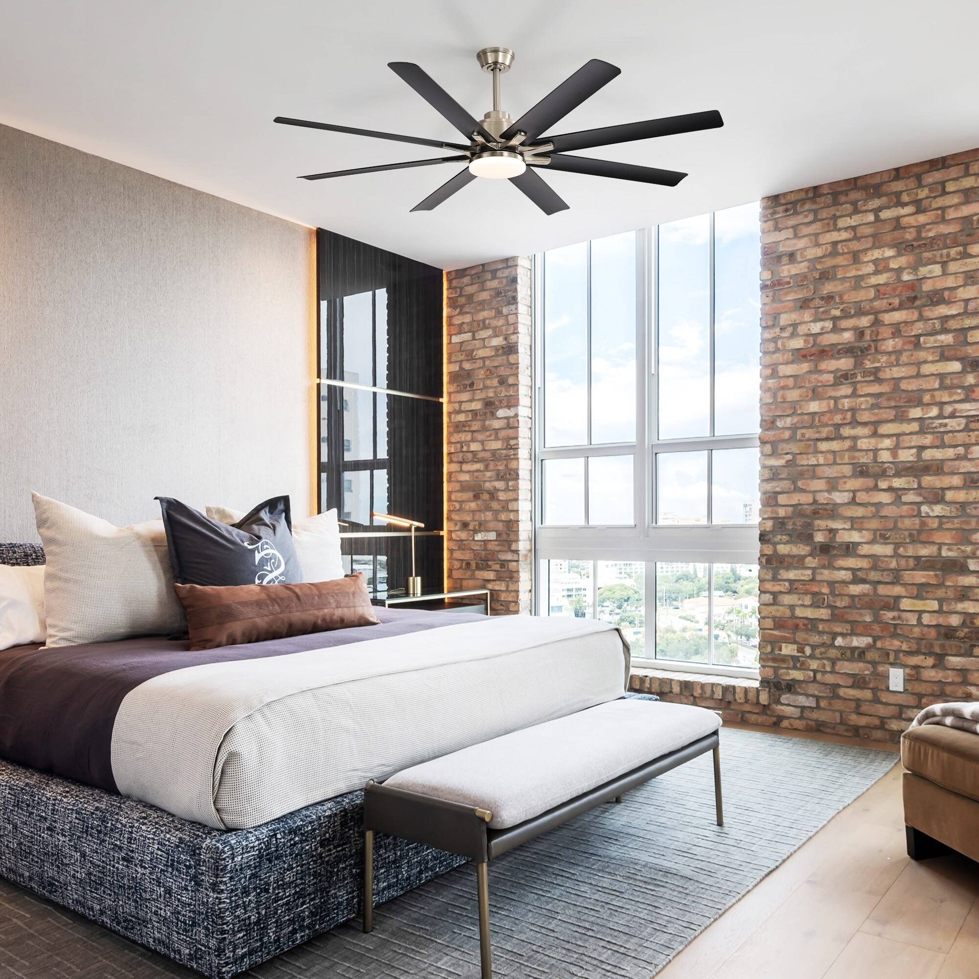 52 Inch Smart Ceiling Fan with Light