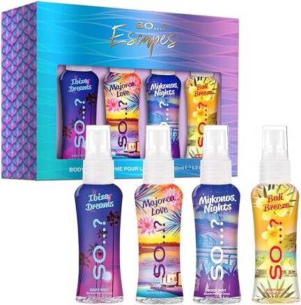 So...? Escapes Womens Gift Set 4 x 50ml