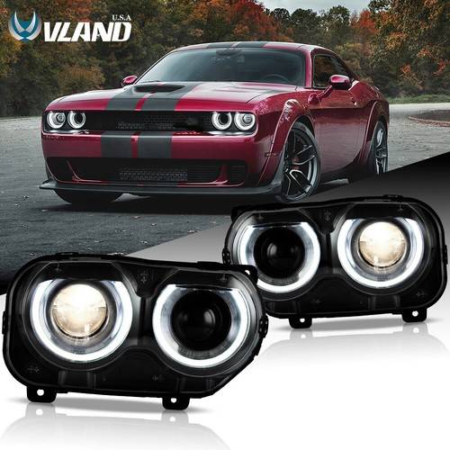 Rgb led lights Vland Rgb Led Multi-color Headlight Set