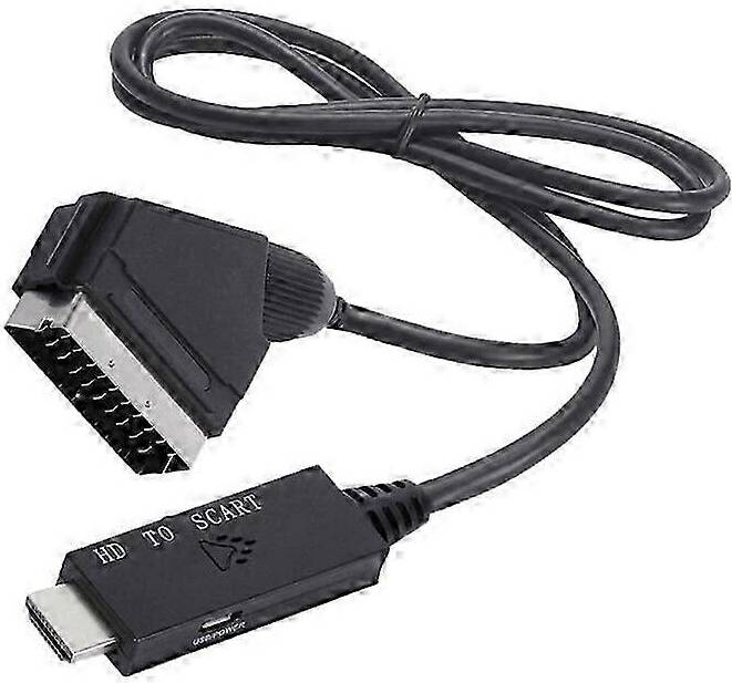 Kikidex HDMI Compatible To Scart Connection Cable 1M