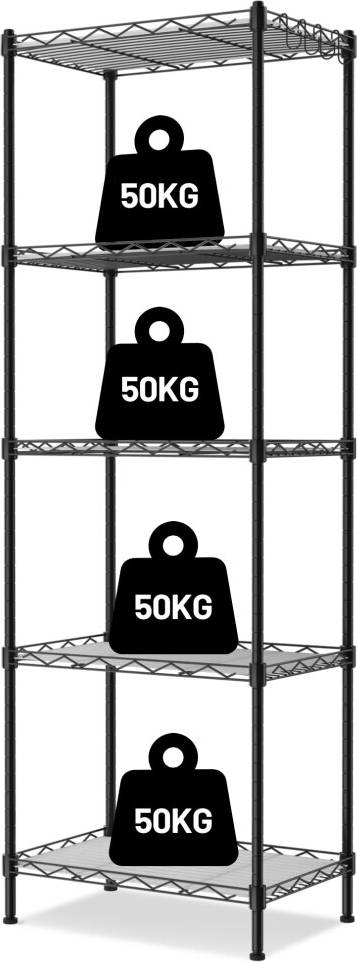 WORKPRO 5-Tier Adjustable Metal Unit Shelving System