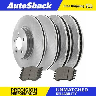 Brake pads Auto Shack Front Rear Brake Rotors Pads 2006-2018 Ram 1500