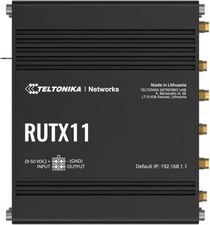 Teltonika RUTX11 LTE Cat6 Dual Band Wifi Industrial Router
