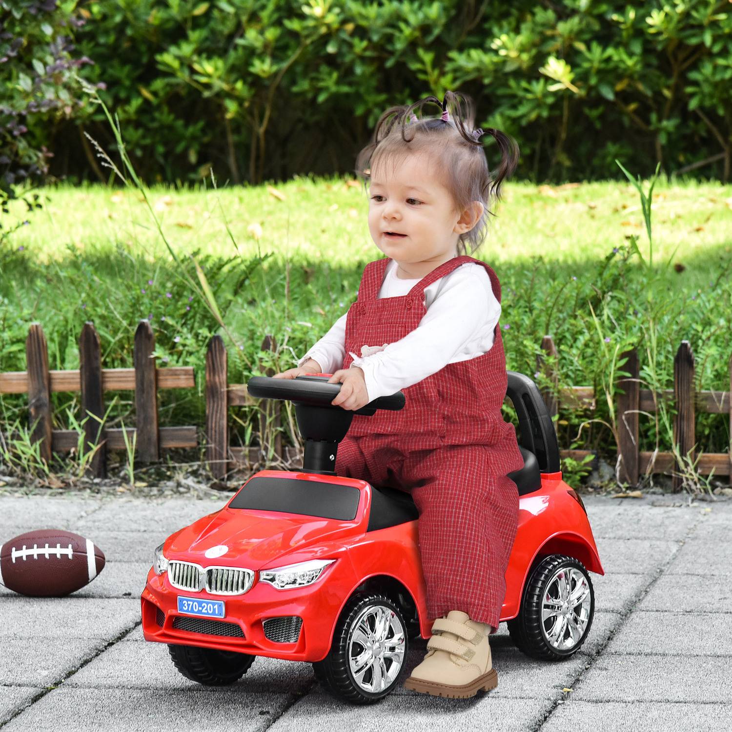 Homcom Ride On Sliding Car Foot To Floor Stroller