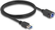 DeLock USB 3.0 USB Kabel 1m Sort