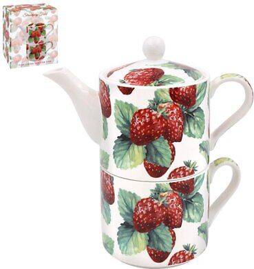 Lesser & Pavey Ceramic Tea For One Single Serve Set Teapot