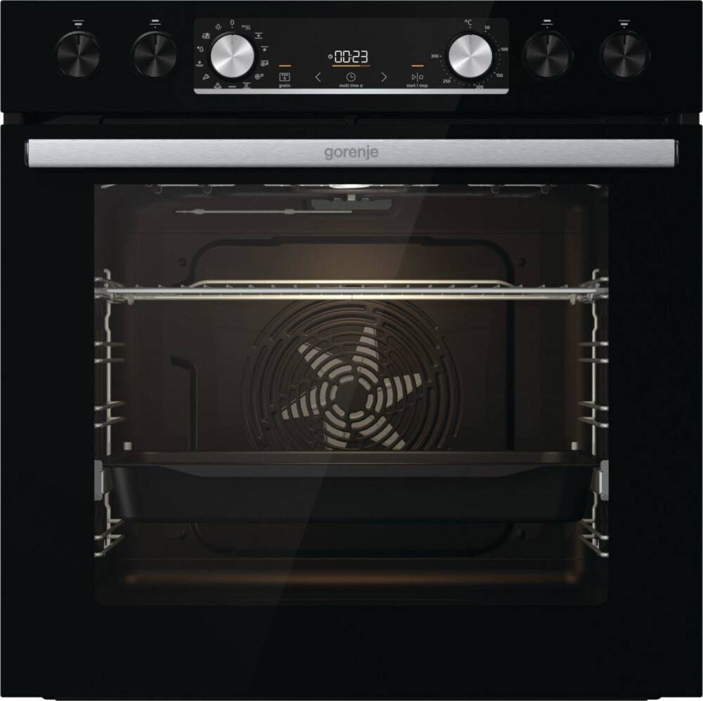 Einbauherdset Gorenje Einbauherdset Black Set 5 Induktion BCIX6737E05BG