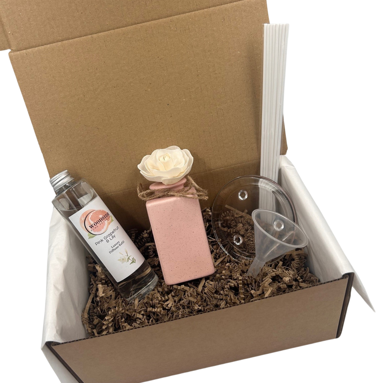 Diffuser gift set Home Pink Pastel Reed Diffuser Set