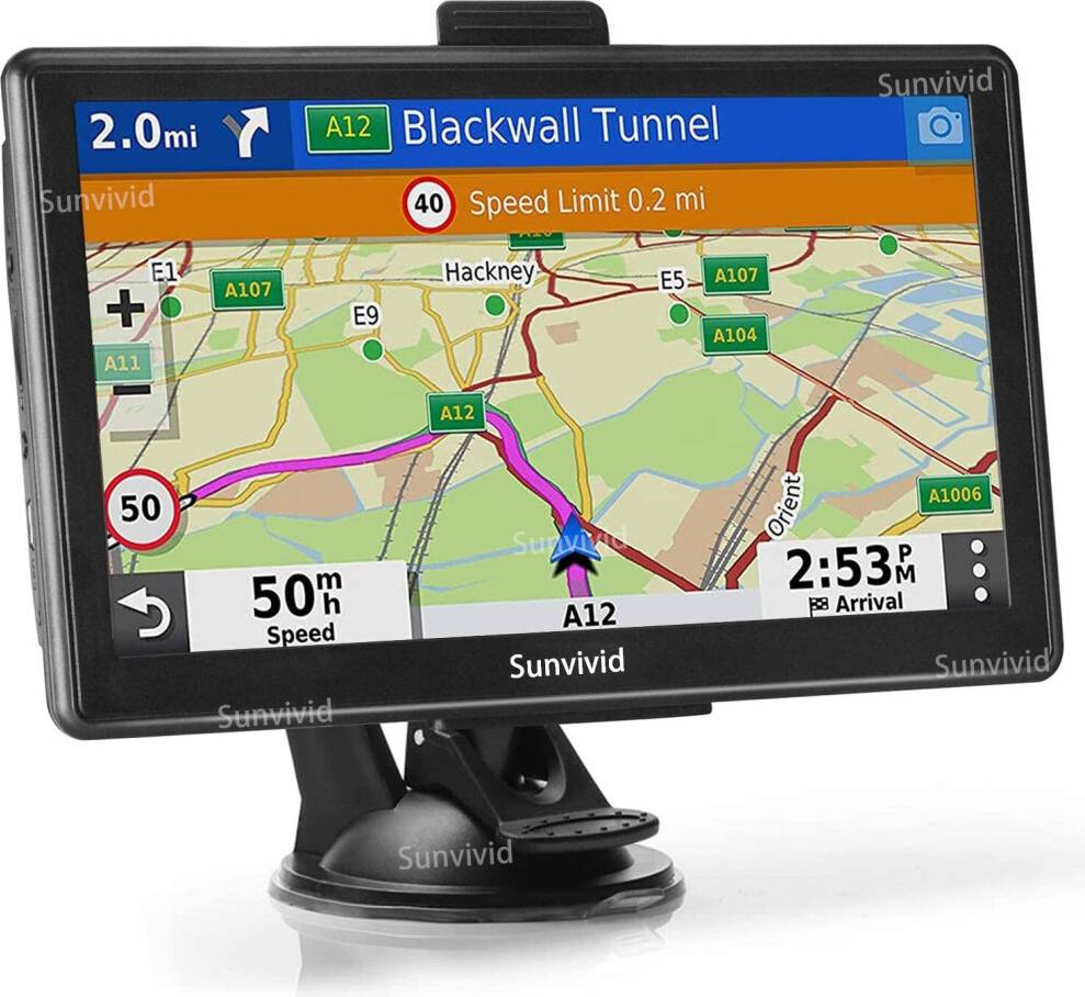 Free sat nav Sunvivid GPS Navigation System 7 Inch