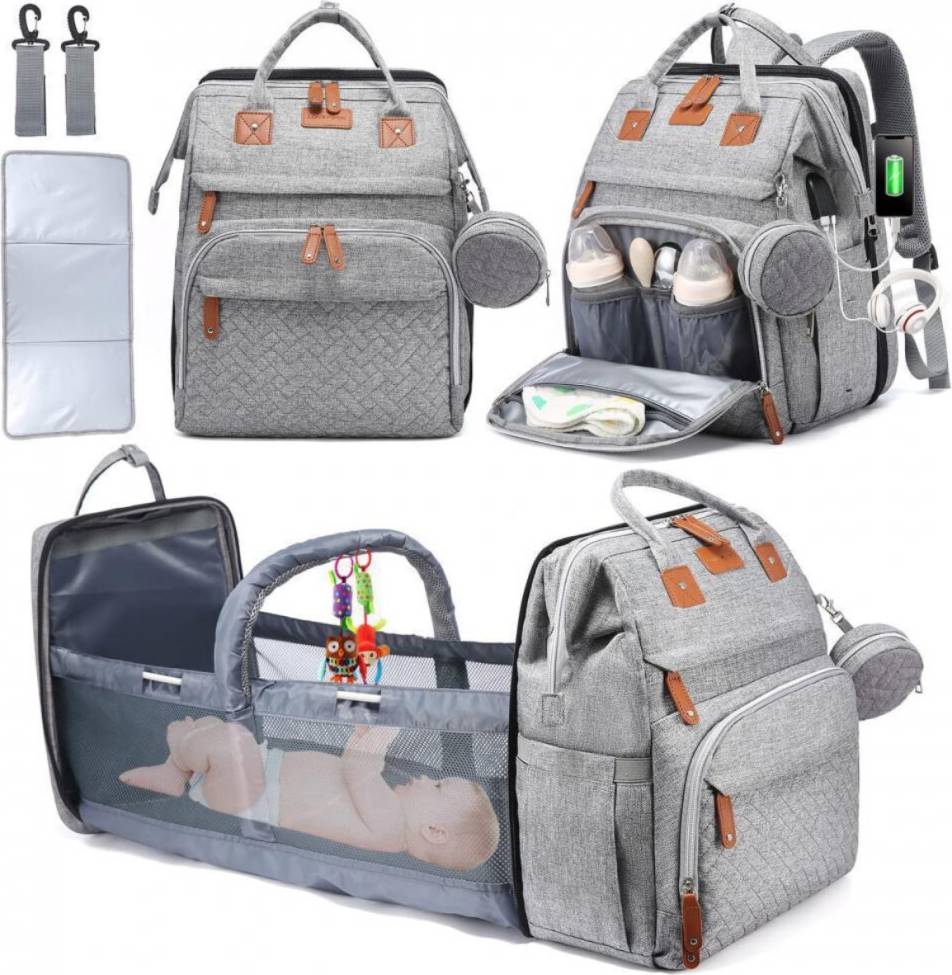 Multifunctional Diaper Bag Backpack