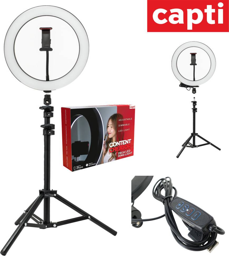 26cm Content Creator LED Ring Light